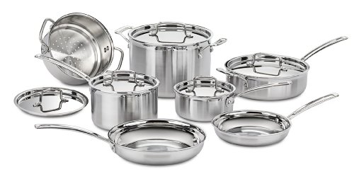 Cuisinart Mcp 12n Multiclad Pro Stainless Steel 12 Piece Cookware Set