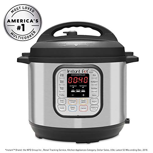 Instant Pot Duo60 6 Qt 7 In 1 Multi Use Programmable Pressure Cooker, Slow Cooker, Rice Cooker, Steamer, Sauté, Yogurt Maker And Warmer