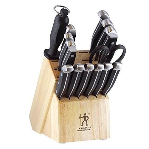 J.a. Henckels International 13550 005 Statement Knife Block Set, 15 Pc, Light Brown