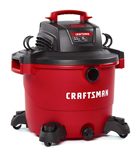 Craftsman Cmxevbe17595 16 Gallon 6.5 Peak Hp Wet/dry Vac, Heavy Duty Shop Vacuum With Attachments