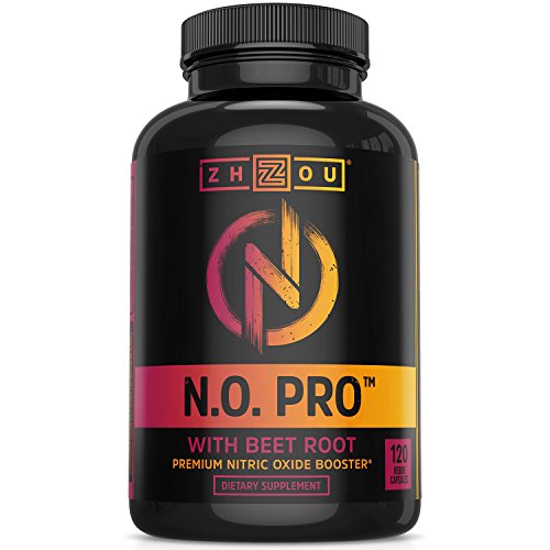 Nitric Oxide Supplement With L Arginine, Citrulline Malate, Aakg And Beet Root Powerful N.o. Booster And Muscle Builder For Strength, Blood Flow And Endurance 120 Veggie Capsules.