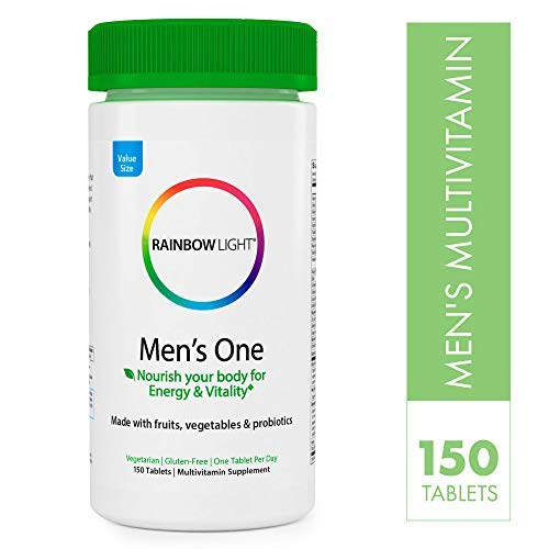 Rainbow Light Men's One Multivitamin, Once Daily Nutritional Support For Men's Health, 150 Count (pack Of 1)