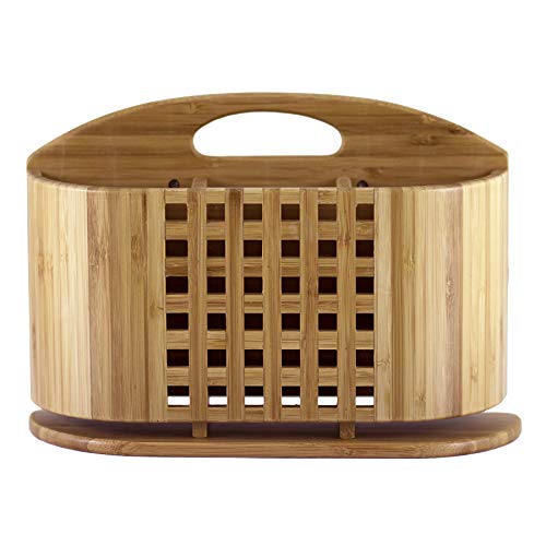 Totally Bamboo "eco Utensil, Flatware And Cutlery Drying Caddy Eco Dish Drying Rack