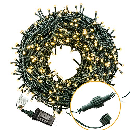 Bestalent Christmas String Lights 300 Led 105ft,warm White Light