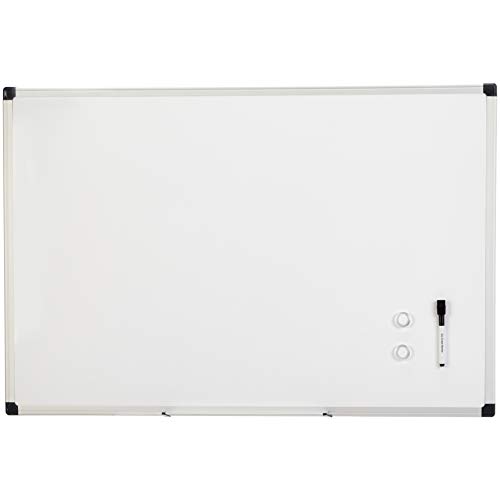 Amazonbasics Magnetic Framed Dry Erase White Board, 24 X 36 Inch