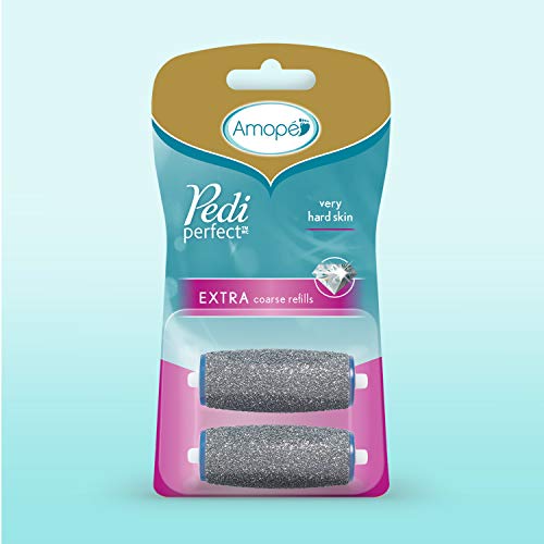Amope Pedi Perfect Electronic Foot File Refills, Extra Coarse 2 Count