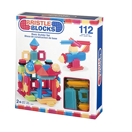 Bristle Blocks By Battat The Official Bristle Blocks 112piece Creativity Building Toys Dexterity Fine Motricity Bpa Free 2 Years +