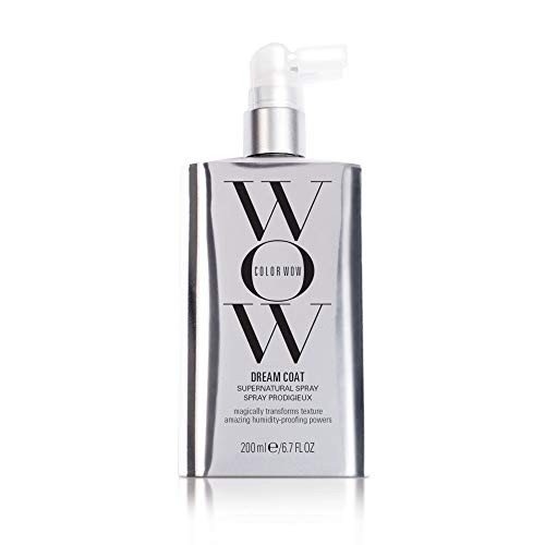 Color Wow Dream Coat Supernatural Spray, Anti Humidity, Prevents Frizz, Heat Protectant, 6.7 Fl Oz