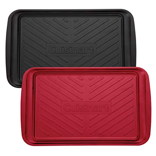 Cuisinart Cpk 200 Grilling Prep And Serve Trays, Black And Red