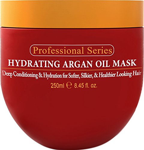 Hydrating Argan Oil Hair Mask And Deep Conditioner By Arvazallia For Dry Or Damaged Hair 8.45 Oz