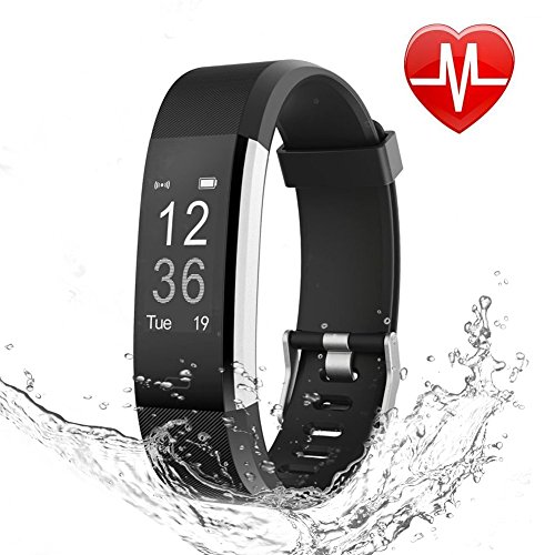 Letscom Fitness Tracker Hr, Activity Tracker Watch With Heart Rate Monitor, Ip67 Smart Fitness Band With Step Counter, Calorie Counter, Pedometer Watch For Kids Women And Men