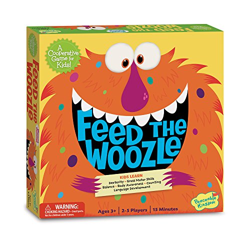 Peaceable Kingdom Feed The Woozle Preschool Skills Builder Game