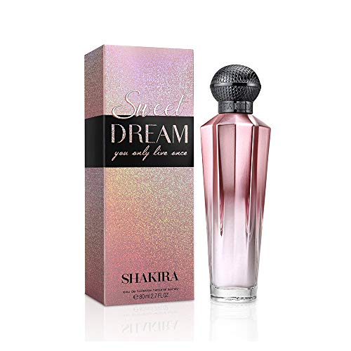 Shakira Perfume Sweet Dream By Shakira For Women | Fresh And Feminine Fragrance | 2.7 Fl Oz 80ml Eau De Toilette Spray | Cruelty Free, Paraben Free, Sulfate Free