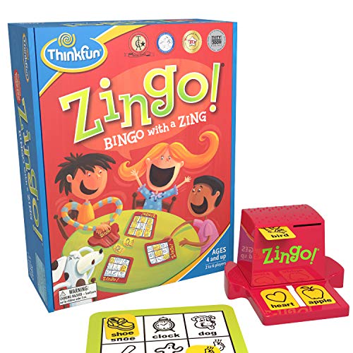 Thinkfun Zingo Bingo Award Winning Preschool Game For Pre Readers And Early Readers Age 4 And Up One Of The Most Popular Board Games For Boys And Girls And Their Parents