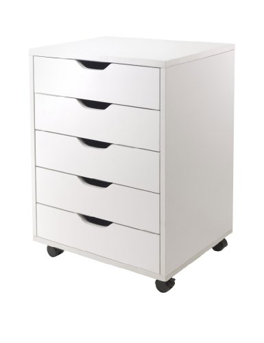 Winsome Halifax Storage/organization, 5 Drawer, White