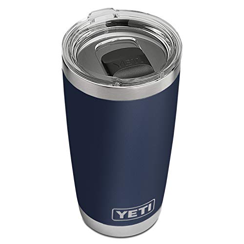 Yeti Rambler 20 Oz Stainless Steel Vacuum Insulated Tumbler W/magslider Lid, Navy