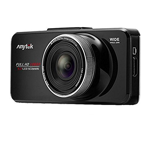 16gb Tf Card+ Original Anytek@ Fhd 1080p 2.7 Inch Tft Screen Best Dash Cams Dvr Car Dashboard Camera Car Camcorder 170 Degree Wide Angle Car Dvr With G Sensor, Wdr, Loop Recording.