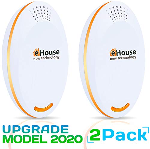 Ac12 Ultrasonic Pest Repeller Electronic Plug In Best Repellent Pest Control Get Rid Of Rodents Squirrels Mice Rats Insects Roaches Spiders Fleas Bed Bugs Flies Ants Mosquitos Fruit Fly!