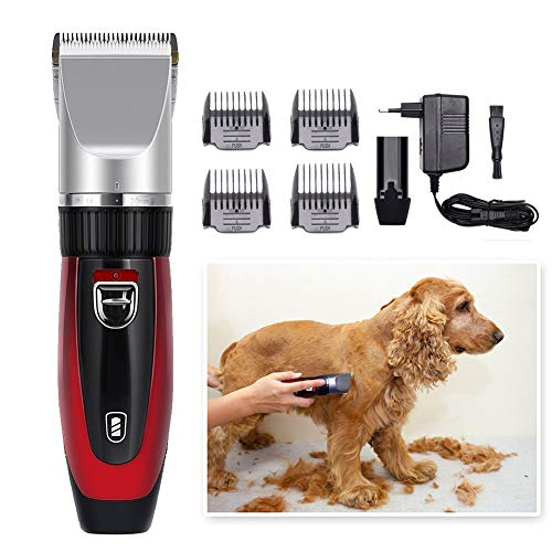 Akl Dog Grooming Clippers, Cordless Dog Grooming Clippers Low Noise,quiet Rechargeable Pet Hair Trimmer,professional Dog Grooming Kit, Best Shaver For Dogs Cats Pets