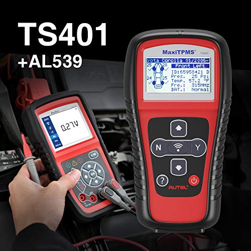 Autel Best Match Tpms Ts401 Plus Al539|tpms Tool Tpms Relearn Tool Ts401 For Tpms Sensor Relearn & Programming|al539 Code Reader Obd2 Scanner Car Electrical Tester With Full Obd2 Diagnoses And Avomet