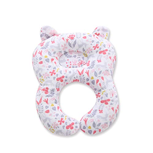 Baby Girl Travel Pillow, Infant Head And Neck Support Baby Neck Pillow For Car Seat, Pushchair, Baby Headrest Best Gift For 2months 4 Years Old Toddler