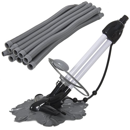 Best Choice Products Automatic Hover Wall Climb Inground Swimming Pool Cleaner Vacuum W/ 33ft Hose Black/gray