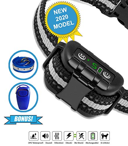 Best Dog Bark Collar For 2020 Dog Training Collar Smart Computer Chip Collar For Dogs Anti Barking Device Bark Collar Large Dog Bark Collar Small Dog. Dog Barking Control Devices.