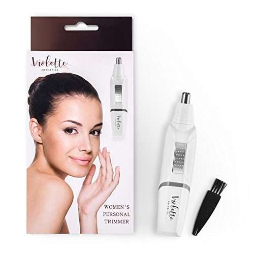 Best Facial And Nose Hair Trimmer For Women Professional Quality For Nose, Facial And Ear Hair Stainless Steel Blades Precision Spa Finish Small Travel Size Easy To Use By Creating Springs