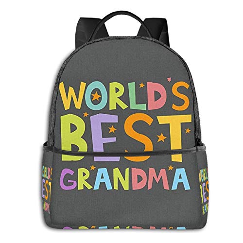 Best Grandma Fashion Leisure Backpack For Girls And Boys, College Student School Laptop Daypack Teen Lightweight Casual Bookbags, High Capacity Travel Bag