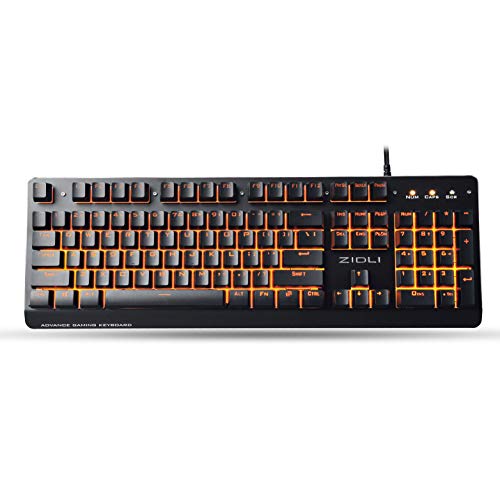 Best Value Zidli Zk21 Mechanical Gaming Keyboard,spill And Water Resistant