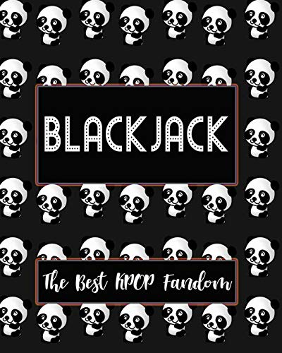 Blackjack The Best Kpop Fandom: Best Kpop Gift Fans Cute Panda Monthly Planner 8"x10" Book 110 Pages Book