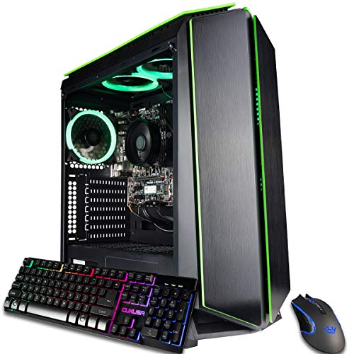 Cuk Mantis Custom Gaming Pc (amd Ryzen 3 3200g, 16gb Ddr4 Ram, 256gb Nvme Ssd, 500w Psu, No Os) The Best New Tower Desktop Computer For Gamers