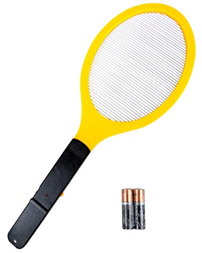Elucto Large Electric Bug Zapper Fly Swatter Zap Mosquito Best For Indoor And Outdoor Pest Control (2 Duracell Aa Batteries Included)