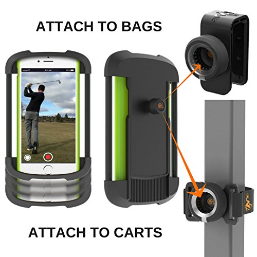 Frogger Golf Record Golf Swing Phone Latch It Universal Smart Phone Holder Attachment To Golf Bags And Golf Carts | Part Of The 2017 Pga Merchandise Show “best Latch It Ecosystem