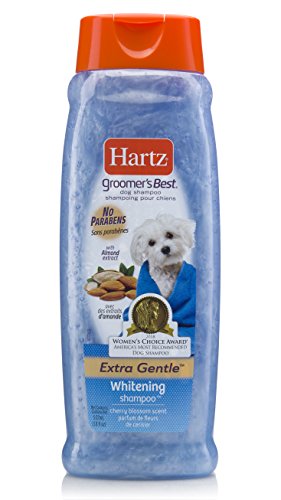 Hartz Groomer's Best Whitening Dog Shampoo, 18 Ounce Bottle