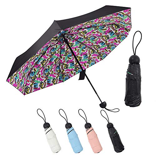 Lejorain Mini Best Lightweight Pocket Umbrella Sun&rain Umbrella Small&portable&uv Protection 50 (pattern)