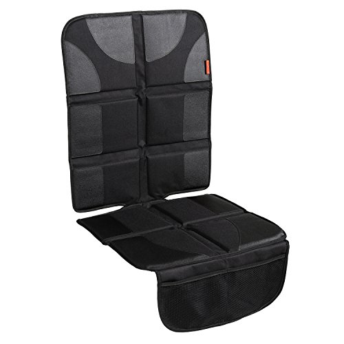 Lusso Gear Car Seat Protector With Thickest Padding Featuring Xl Size (best Coverage Available), Durable, Waterproof 600d Fabric, Pvc Leather Reinforced Corners & 2 Large Pockets For Handy Storage