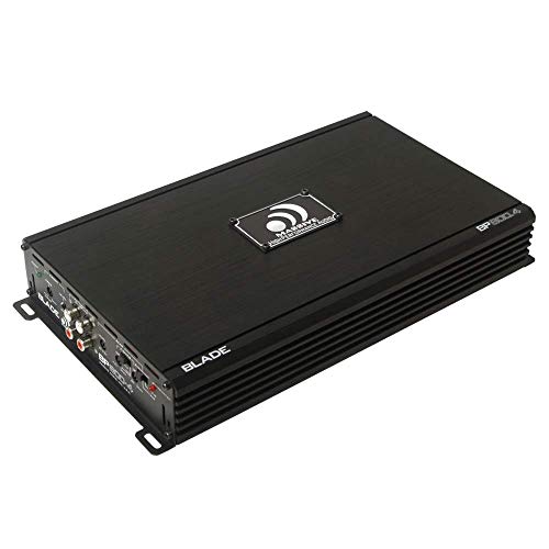 Massive Audio Blade Bp800.4 Car Stereo Amplifier. 4 Channel Amplifier 800 Watts, Class A/b, 2 Ohm Stable, With Bass Boost. The Best 4 Channel Car Amplifier With Built In Oem Line Converter