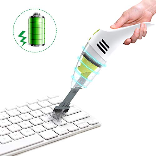 Meco Keyboard Cleaner, Rechargeable Mini Vacuum Wet Dry Cordless Desk Vacuum Cleaner, Best Cleaner For Cleaning Dust,hairs,crumbs,scraps For Laptop,piano,computer,car And Pet House