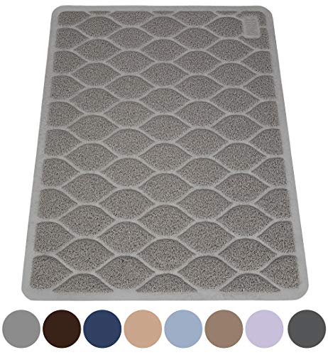 Mighty Monkey Premium Cat Litter Trapping Mat, Phthalate Free, Best Tracking Scatter Control For Cats, Jumbo Xl, Mats Easy To Clean, Rugs Soft On Kitty And Cat Paws