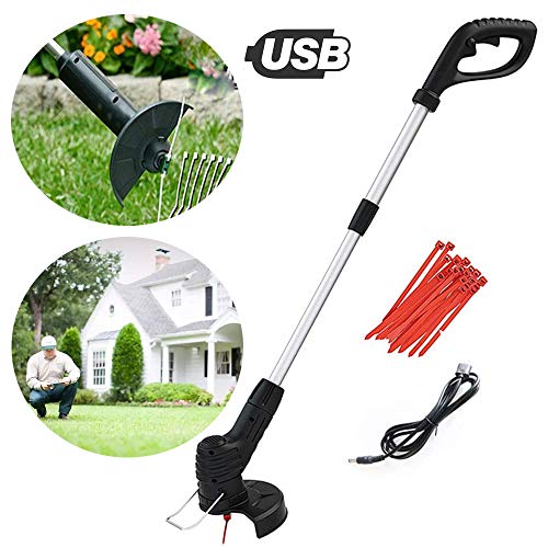 Nobrand Hand Held Grass Trimmer Retractable Cordless Electric Grass Cutter Lawn Mower Best For Garden Lawn