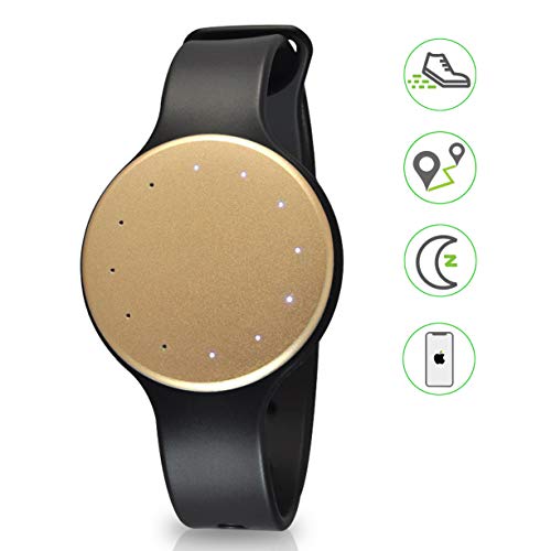 Pyle Bluetooth Smart Activity Fitness Tracker Waterproof Sport Multifunction Fit Sports Running Wrist Watch Gear W/sleep Monitor, Pedometer, Best Fitness Tracker For Women/men Psb1gl.5 (gold)