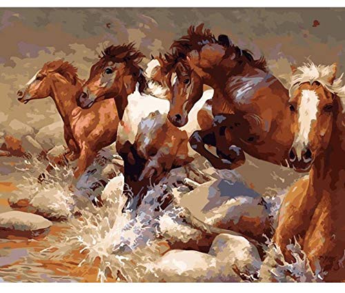 Running Horse Animals Jigsaw Puzzles Adults 1000 Pcs Wood Toys Educational Puzzle Game Best Gift For Children