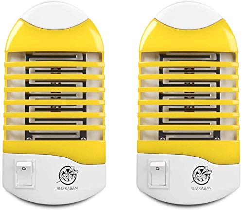 Sobaken Mosquito Zapper Electronic Fly Killer Indoor Bug Zapper And Insect Killer Best Gnat Trap 2 Pack Yellow Color