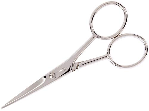 Solingen Scissors | Nose Hair Trimmer For Men & Women Beard Trimmer | Mustache Scissors For Eyebrows | Best Stainless Steel Professional Tool For Trimming Cutting Facial Hair | Made In Germany