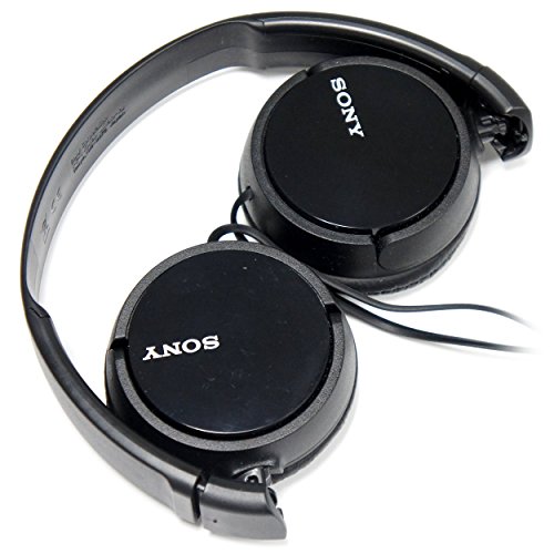 Sony Over Ear Best Stereo Extra Bass Portable Headphones Headset For Apple Iphone Ipod / Samsung Galaxy / Mp3 Player / 3.5mm Jack Plug Cell Phone (black) …