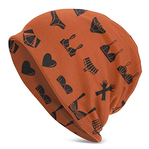 Tinay7t6c Different, Bras, Underwear, Gloves, Orange Best For Men And Women As A Helmet Liner, Thermal Cycling Beanie,running Hat,do Rags And Workout Caps,covers Ears And Wicks Moisture