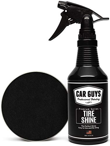 Tire Shine Spray Best Tire Dressing Car Care Kit For Car Tires After A Car Wash Car Detailing Kit For Wheels And Tires With Included Tire Shine Applicator By Car Guys Auto Detailing Supplies