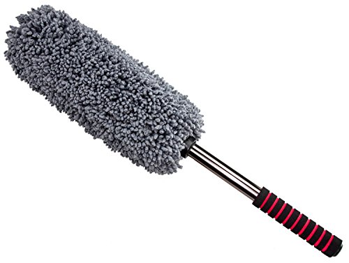 Ultimate Car Duster The Best Microfiber Multipurpose Duster Pollen Removing Exterior Or Interior Use Lint Free Long Unbreakable Extendable Handle
