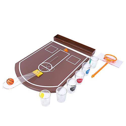 Ymiko Acrylic Table Basketball Drinking Game Mini Innovative Board Game For Bar Party Entertainment Help Reduce Stress Best Interactive Desktop Game For Kids And Adults